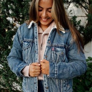Levi’s Denim Trucker Jacket with Sherpa Lining